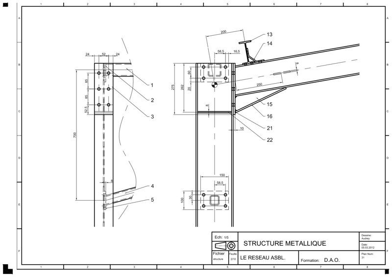 Structure bâtiment