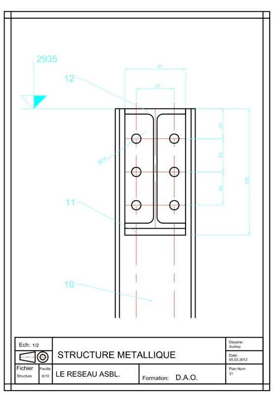 Structure bâtiment